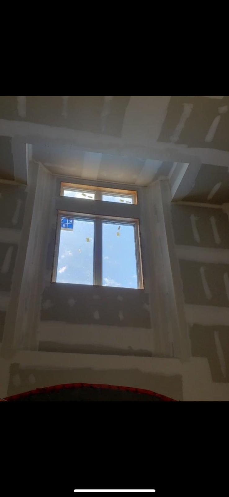 Window surround and drywall detailing