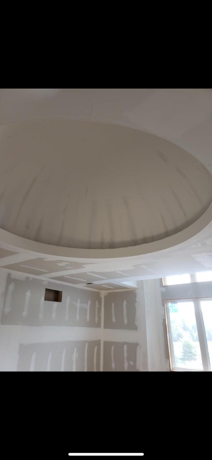 Recessed dome and wall taping